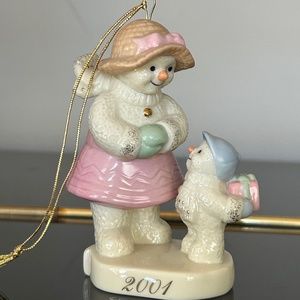 Lenox Christmas holiday ornament “especially for you” 2001 exclusive edition